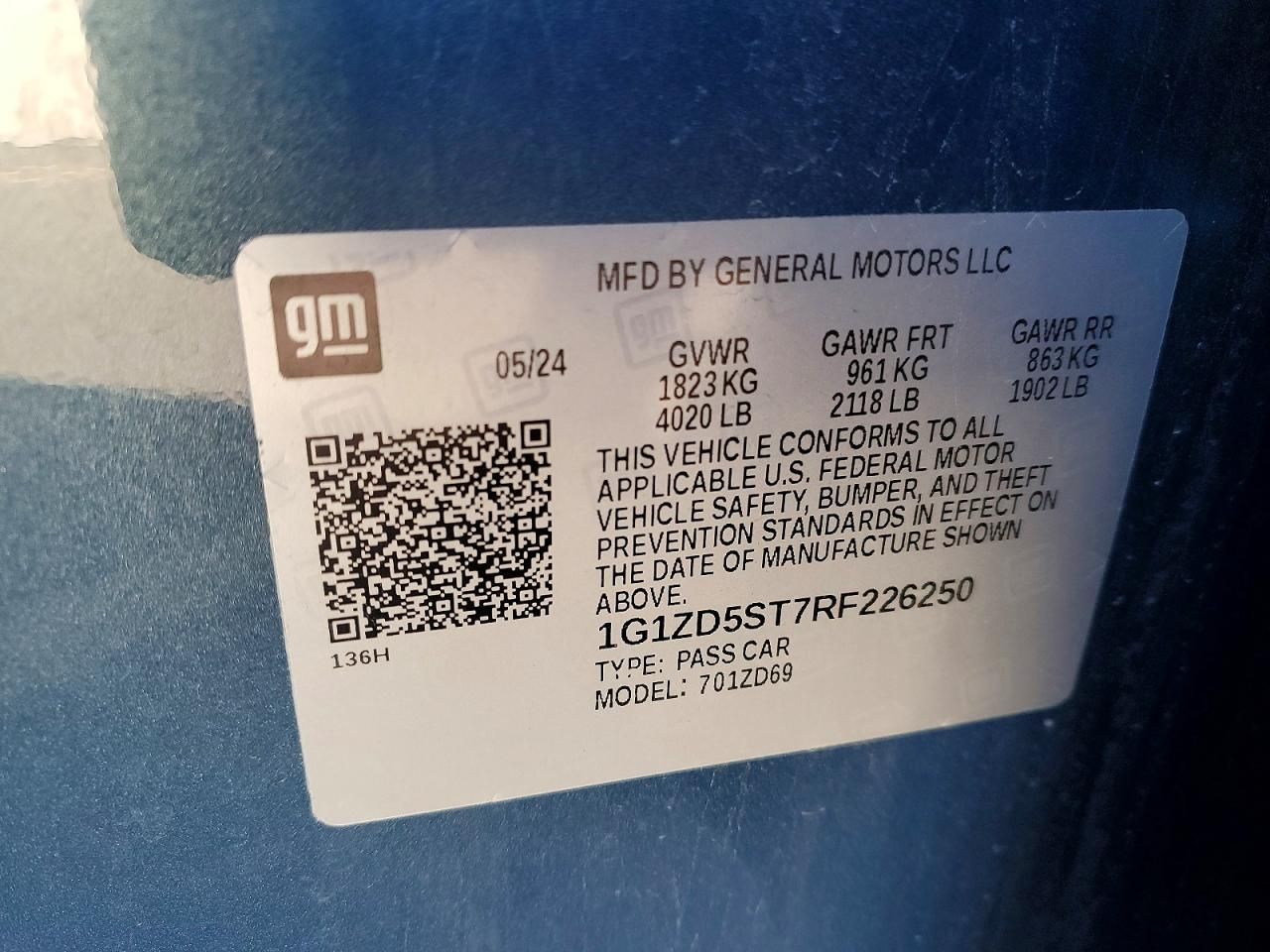 2024 Chevrolet Malibu lt