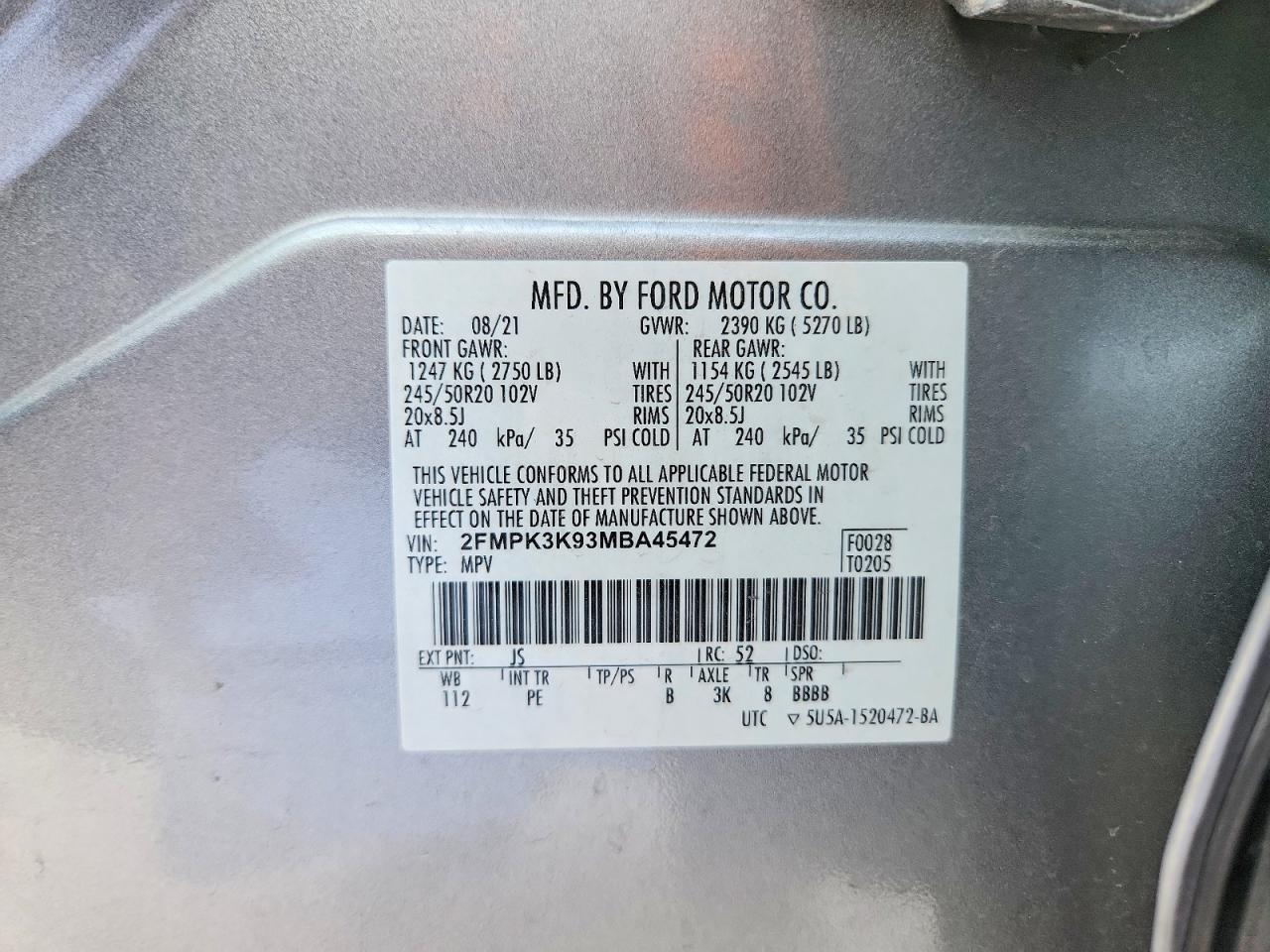2021 Ford Edge Titanium