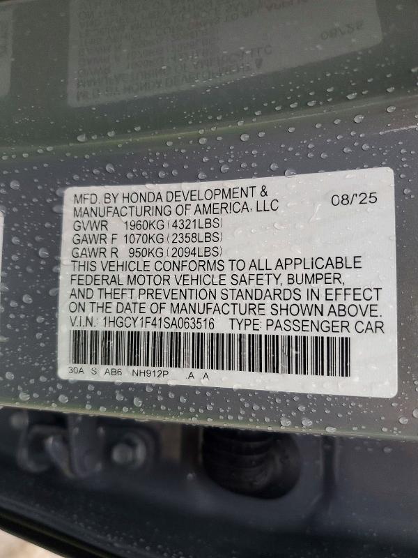 2025 Honda Accord se