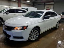 Salvage cars for sale from Copart Elgin, IL: 2018 Chevrolet Impala ls