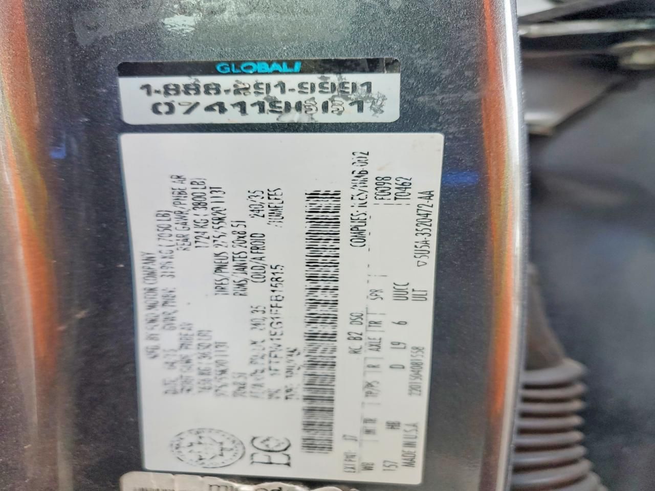 2015 Ford F150 Supercrew