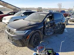 Volkswagen salvage cars for sale: 2023 Volkswagen Tiguan se R-line Black