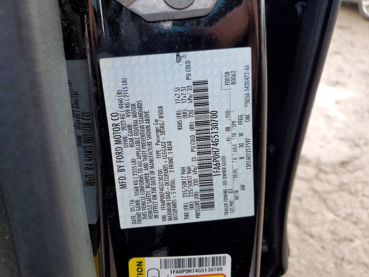 2016 Ford Fusion se