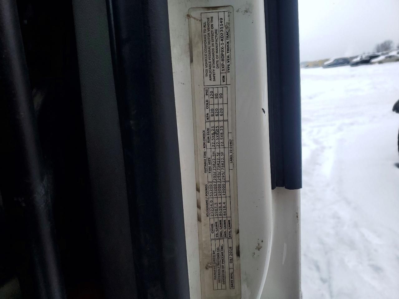 2019 Ptbr 579-Semi Truck