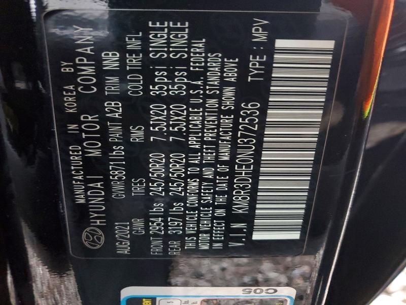 2022 Hyundai Palisade sel