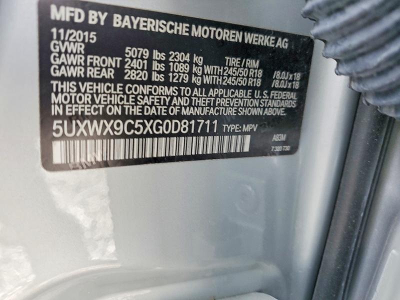 2016 BMW X3 Xdrive28i