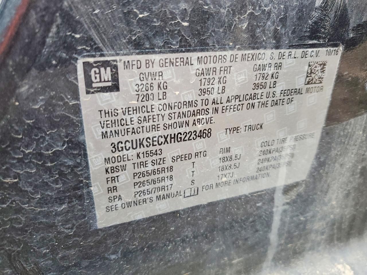 2017 Chevrolet Silverado K1500 ltz