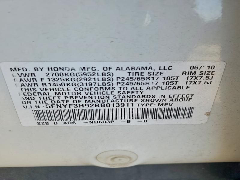 2011 Honda Pilot Touring