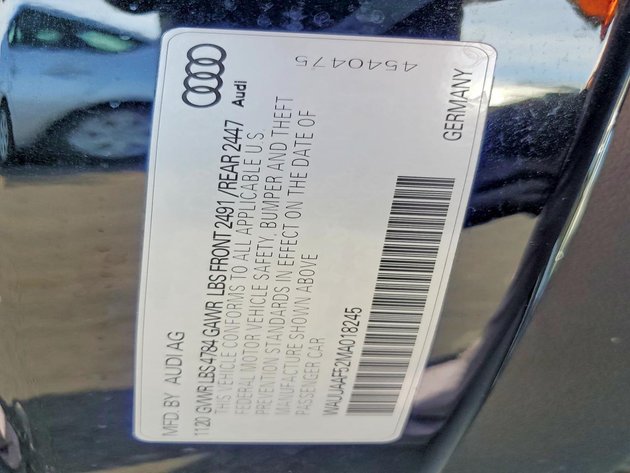 2021 Audi A5 Prestige 45