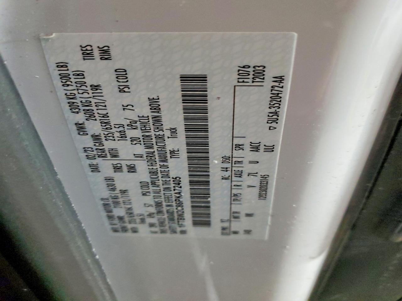 2023 Ford Transit 350 Delivery Van