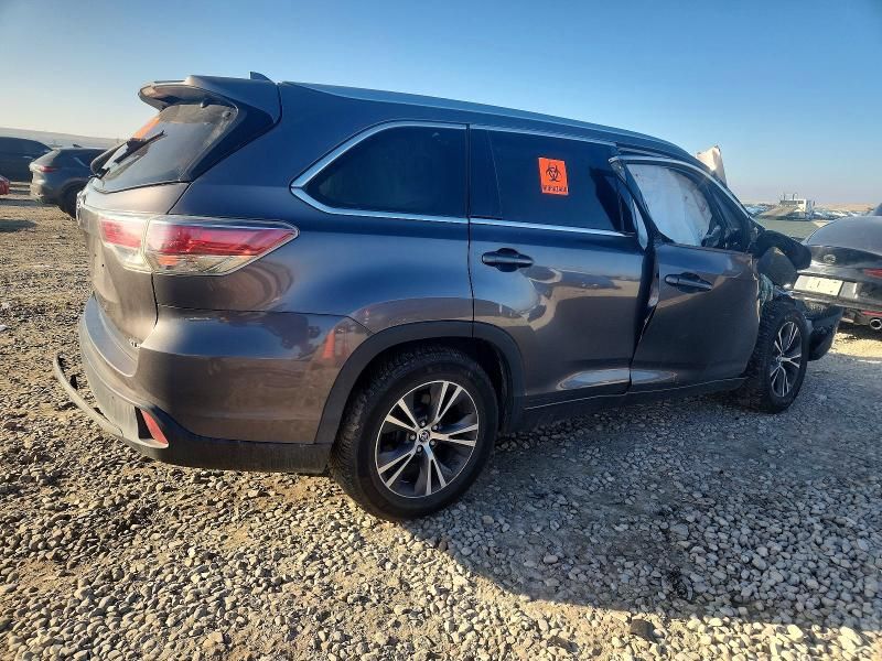 2016 Toyota Highlander xle