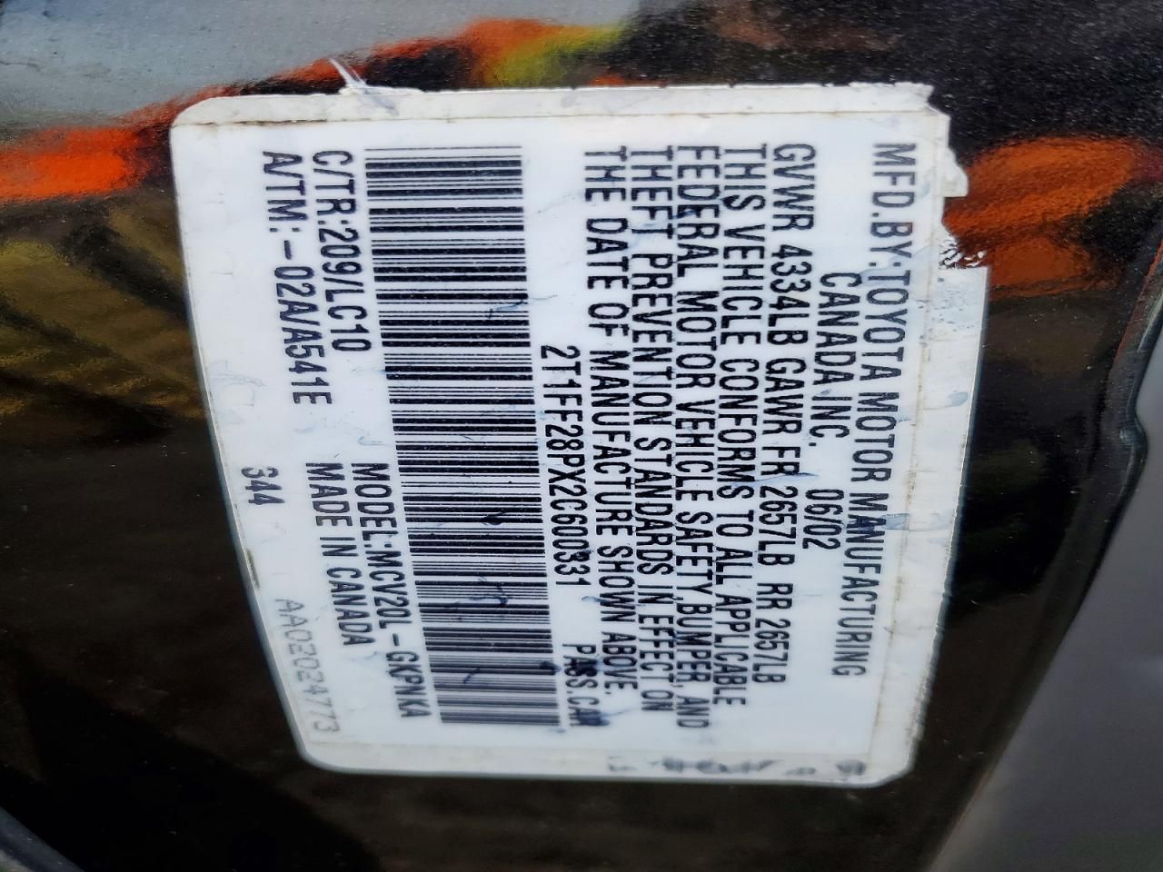 2002 Toyota Camry Solara se