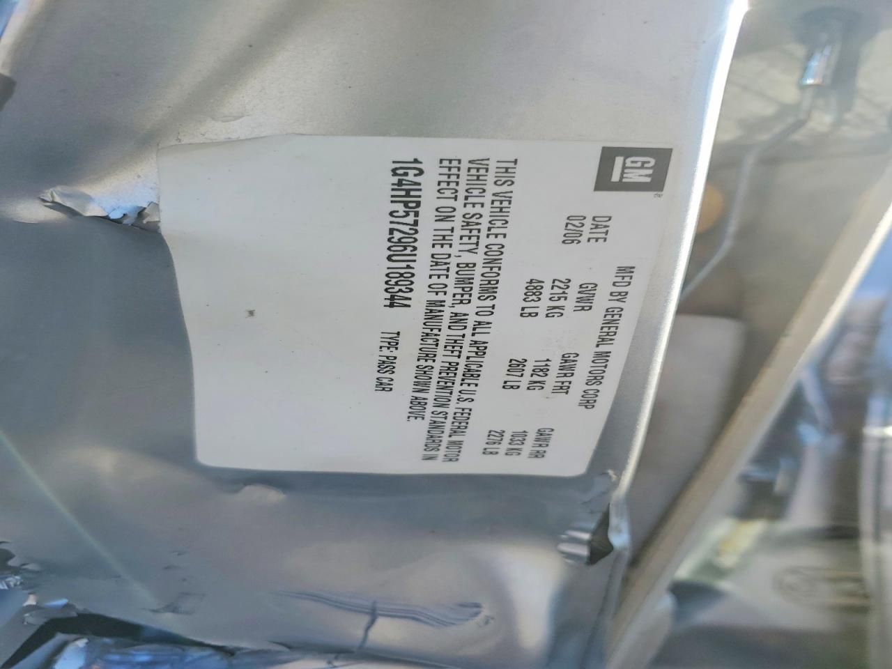 2006 Buick Lucerne cx