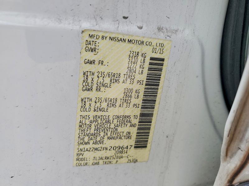 2015 Nissan Murano s