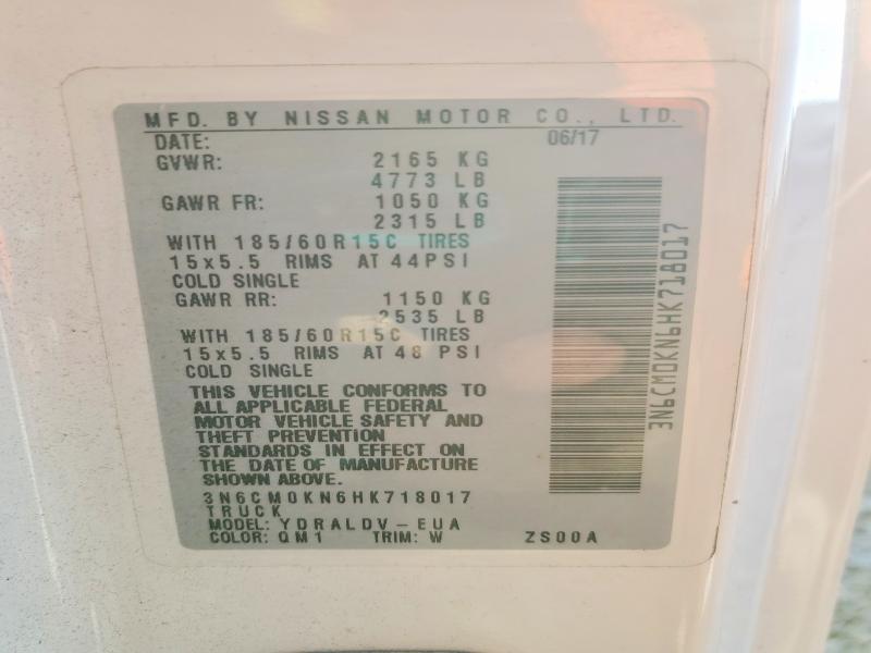 2017 Nissan NV200 2.5S