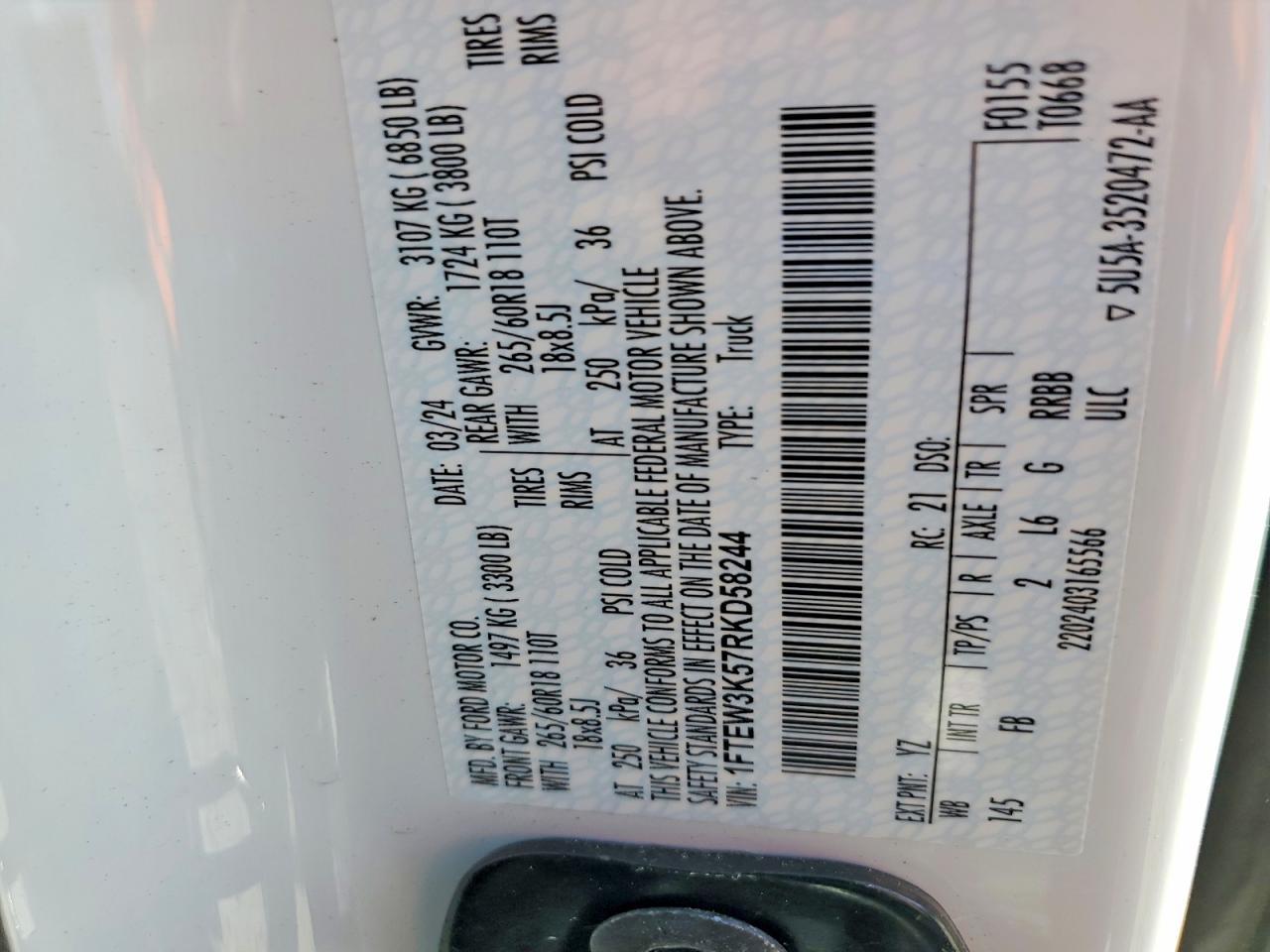 2024 Ford F150 XLT