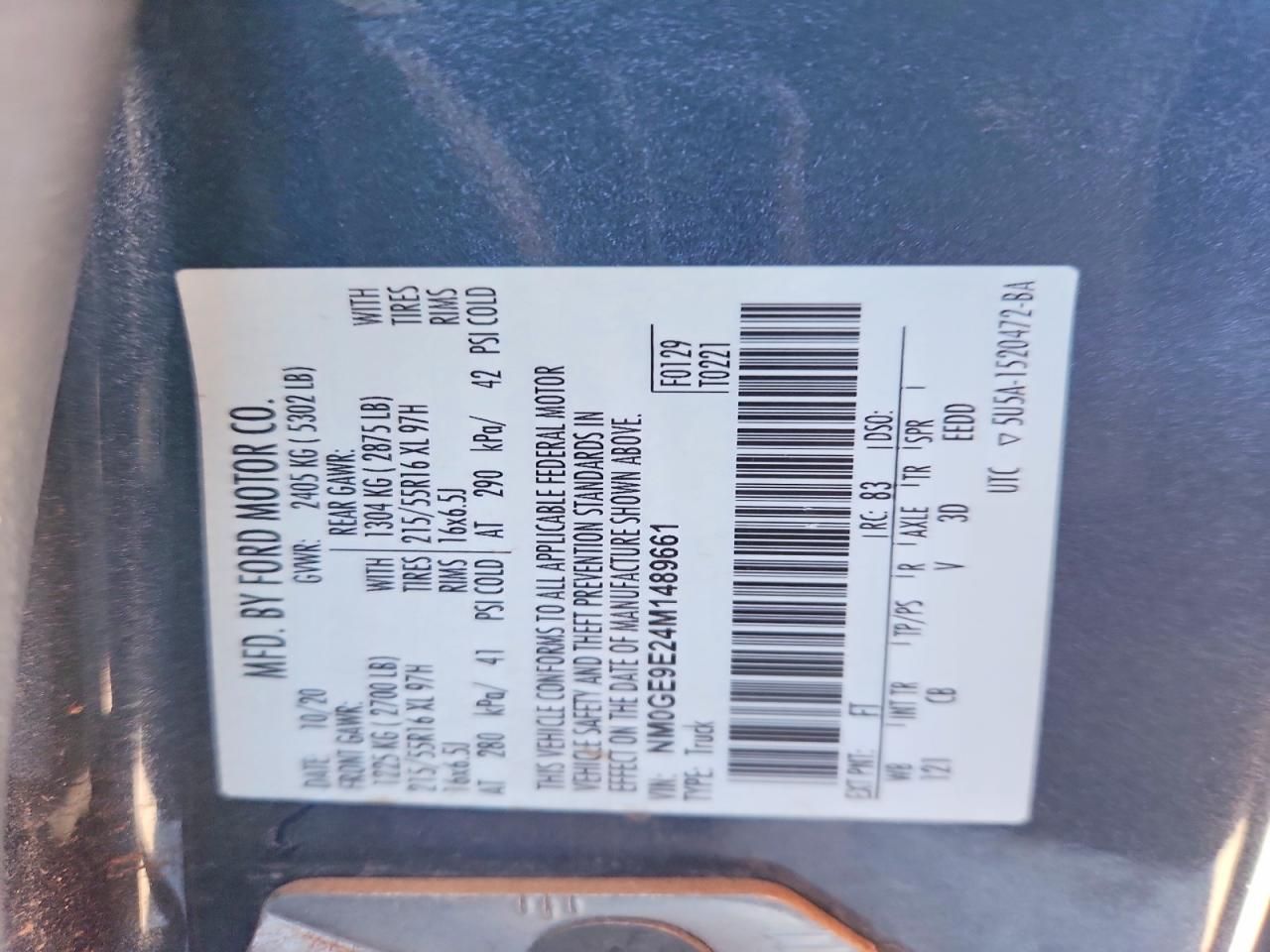 2021 Ford Transit Connect XL