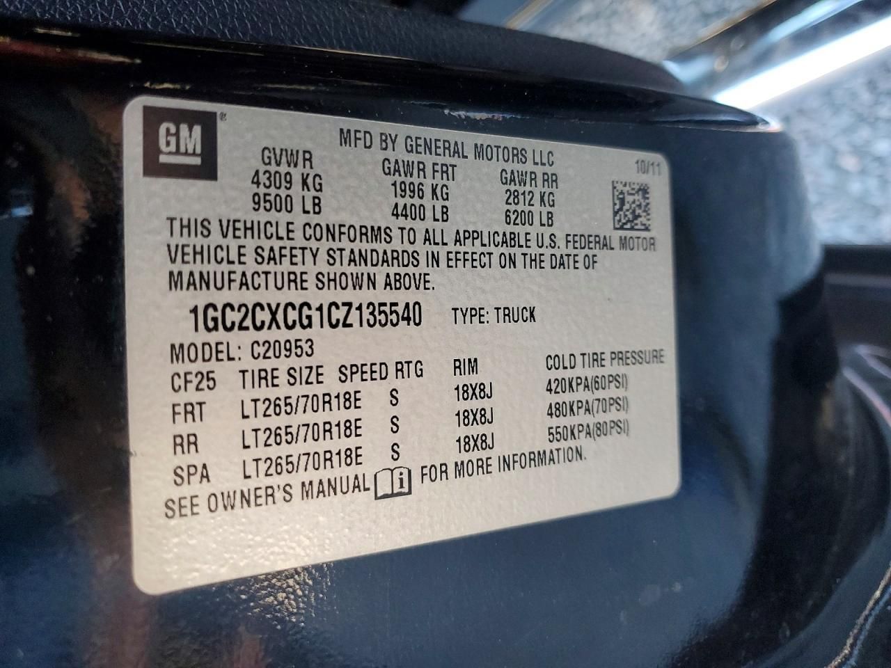 2012 Chevrolet Silverado C2500 Heavy Duty lt