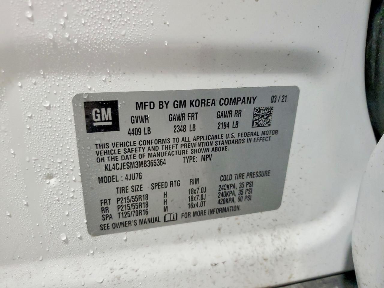 2021 Buick Encore Preferred