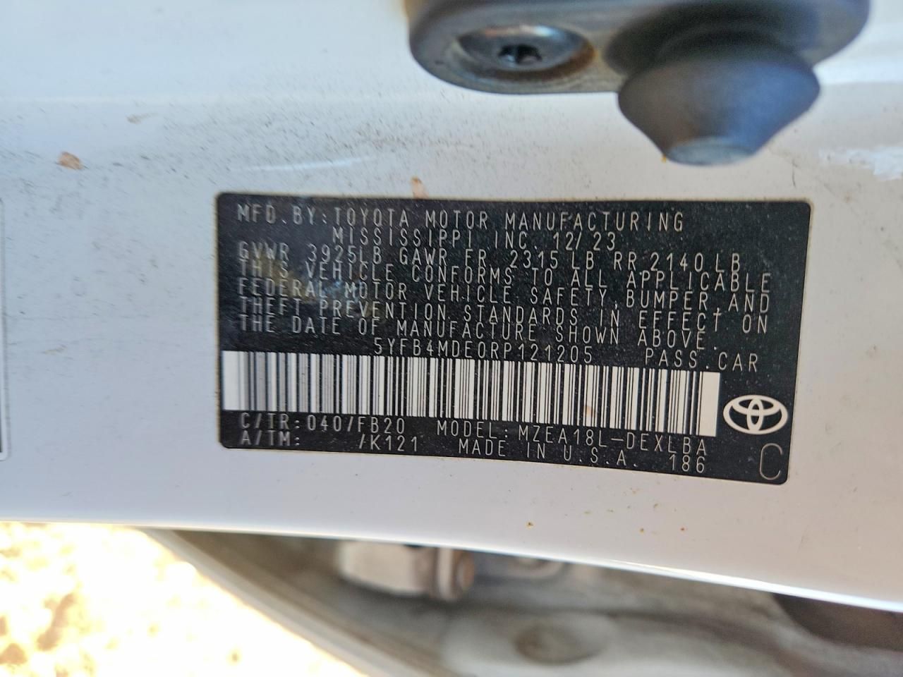 2024 Toyota Corolla le