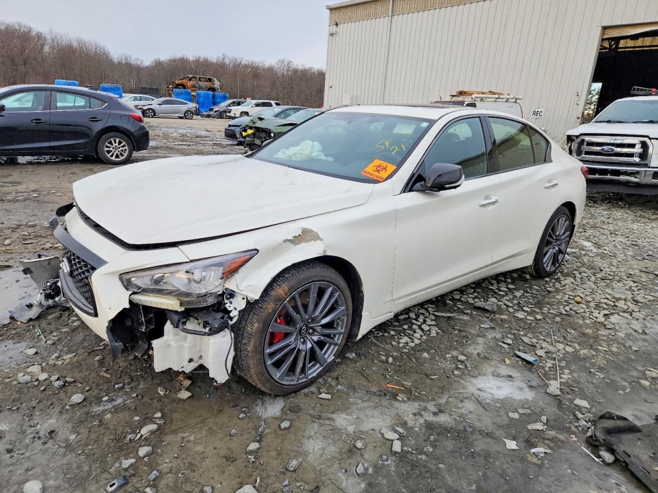 2023 Infiniti Q50 red Sport 400