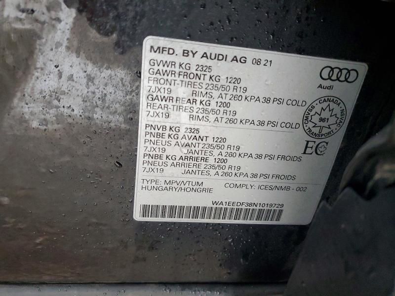 2022 Audi Q3 Premium Plus s Line 45