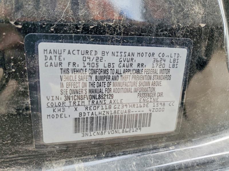 2022 Nissan Versa sr