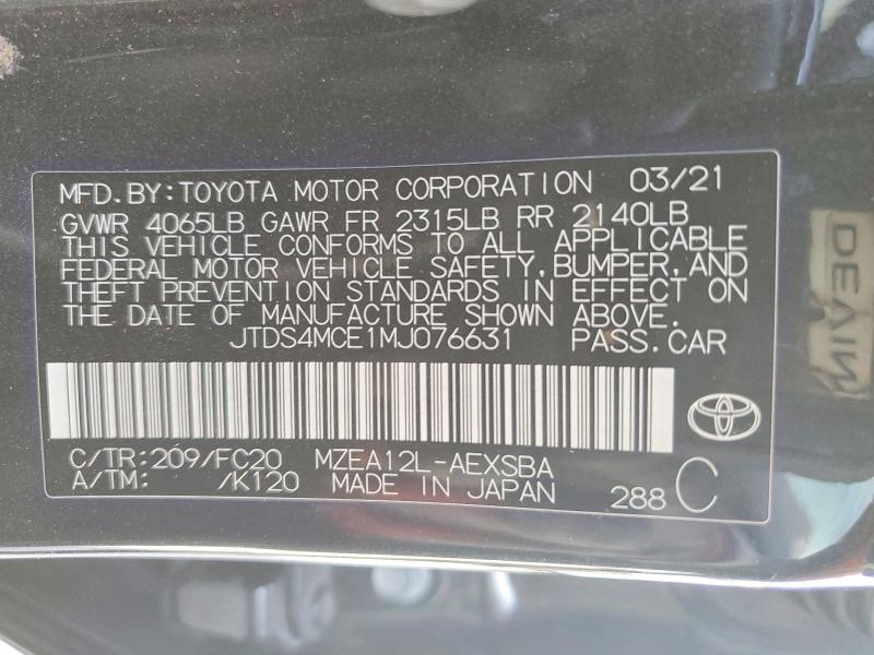 2021 Toyota Corolla se