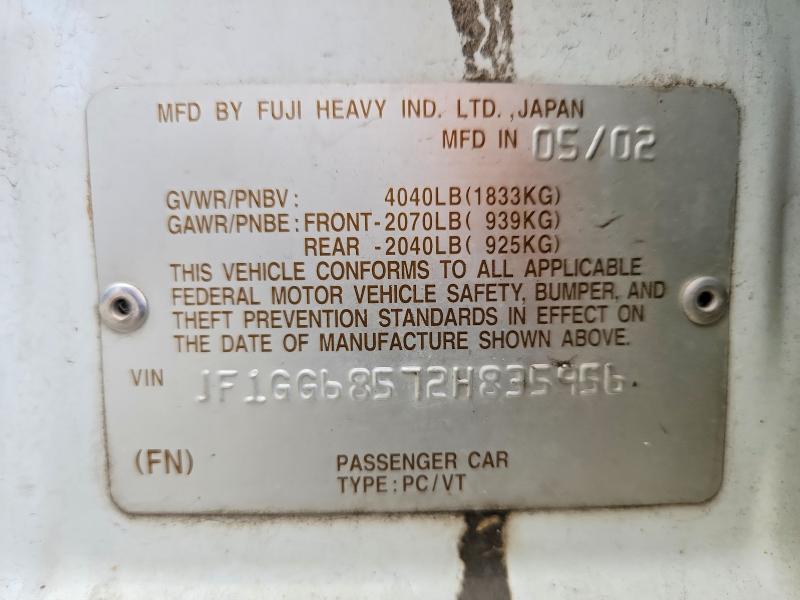 2002 Subaru Impreza Outback Sport