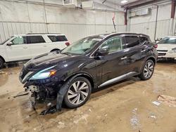 Nissan salvage cars for sale: 2021 Nissan Murano sl