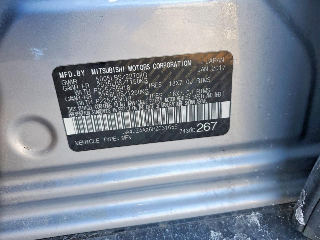 2017 Mitsubishi Outlander gt