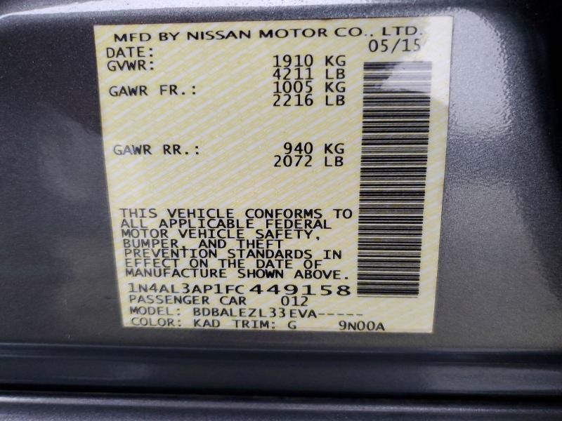 2015 Nissan Altima 2.5