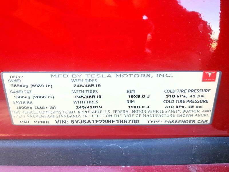 2017 Tesla Model s