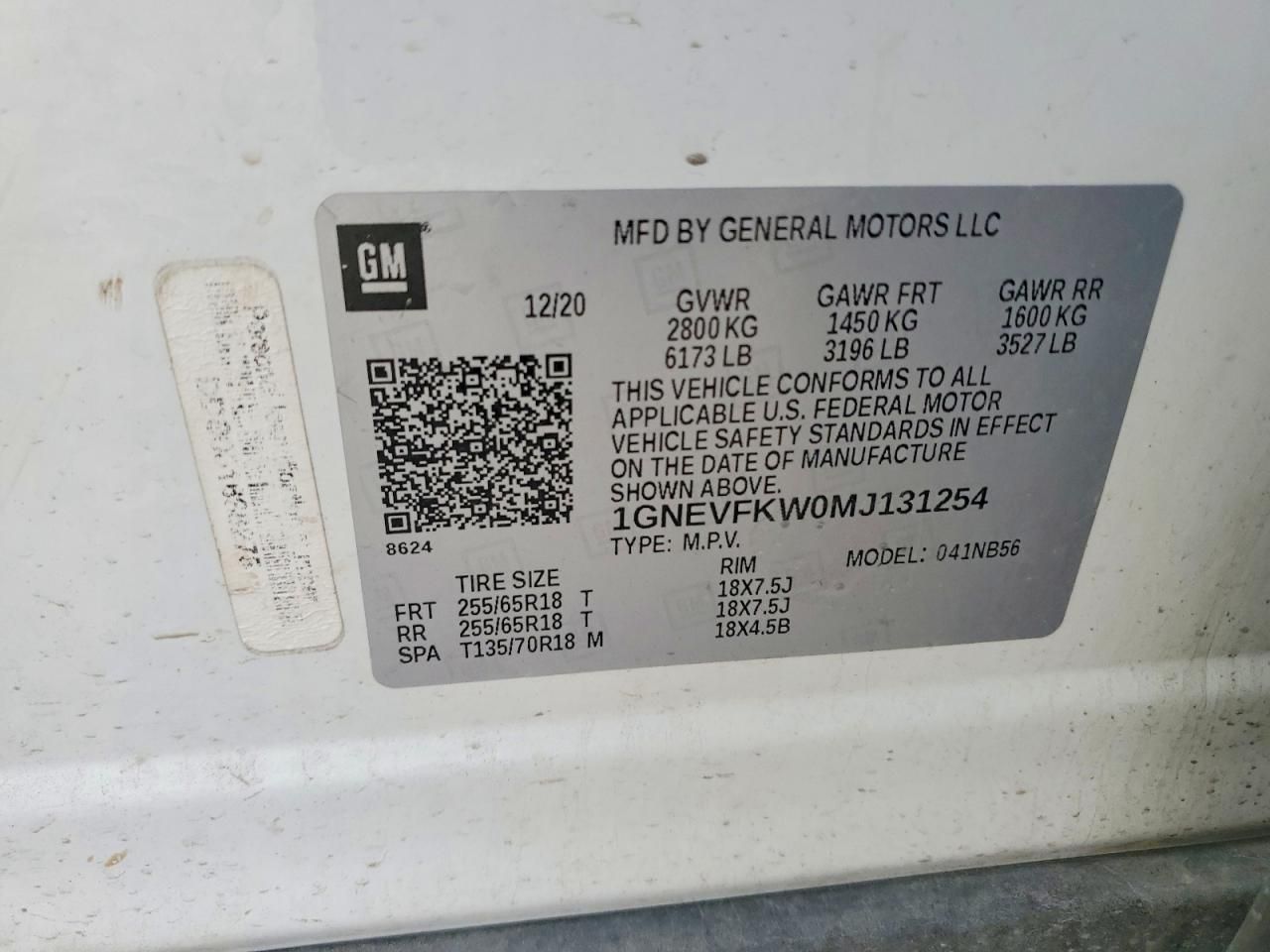 2021 Chevrolet Traverse ls