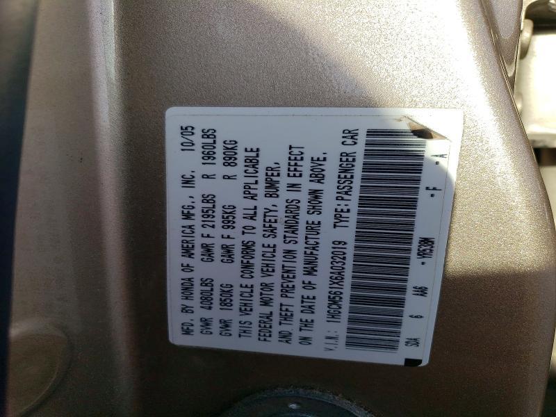 2006 Honda Accord Value
