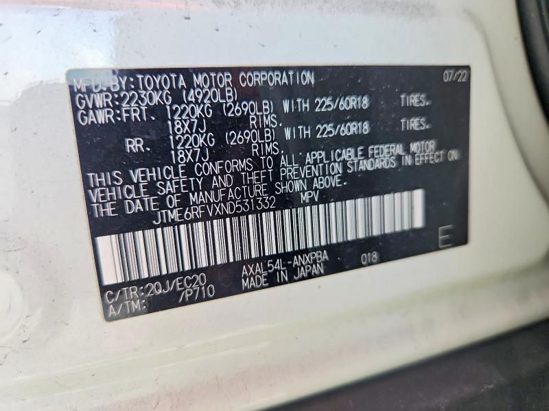 2022 Toyota Rav4 Hybrid xse