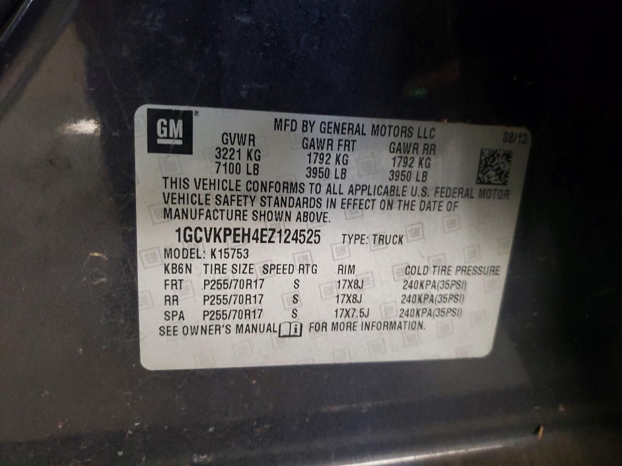 2014 Chevrolet Silverado K1500