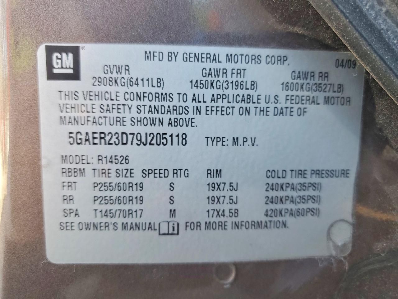 2009 Buick Enclave cxl