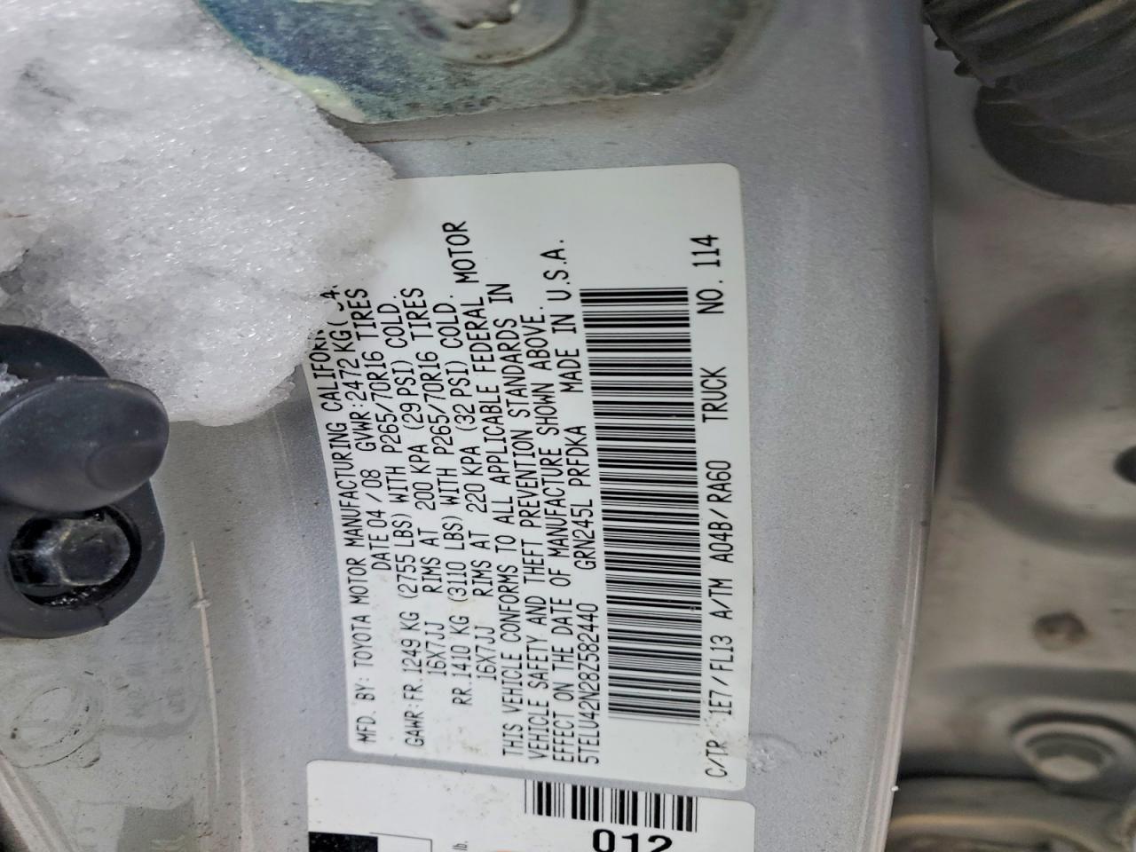 2008 Toyota Tacoma Double cab