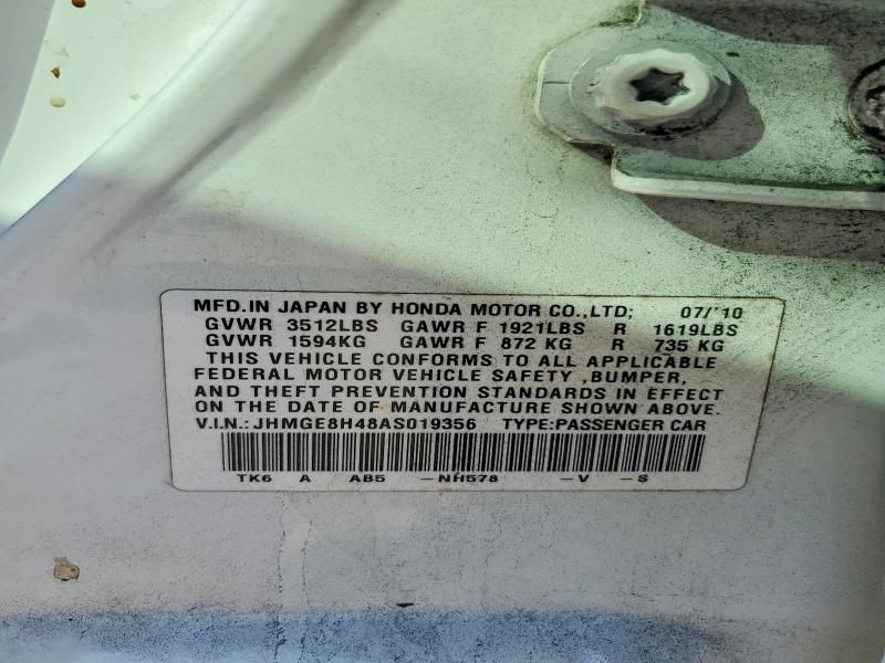 2010 Honda Fit Sport