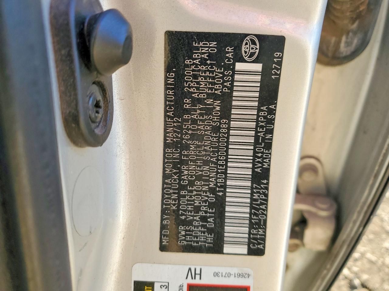 2013 Toyota Avalon Hybrid