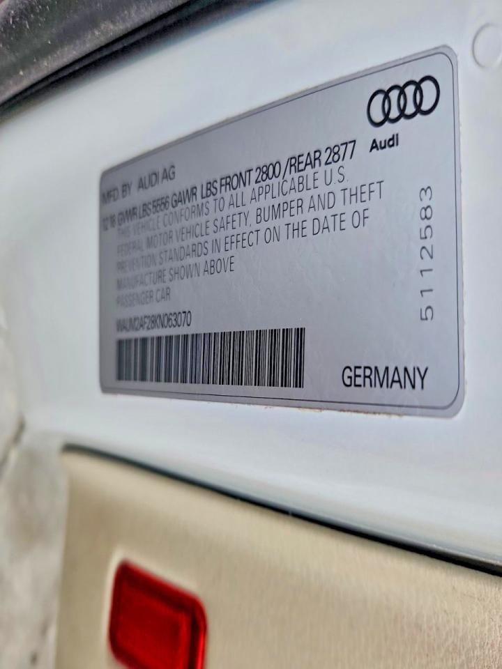 2019 Audi A6 Prestige