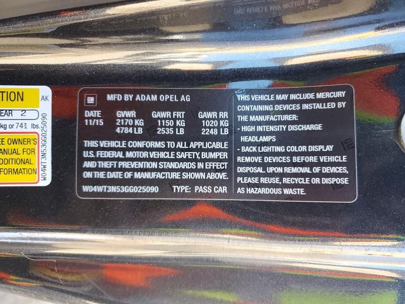 2016 Buick Cascada Premium