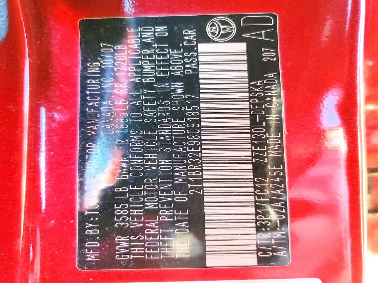 2008 Toyota Corolla ce