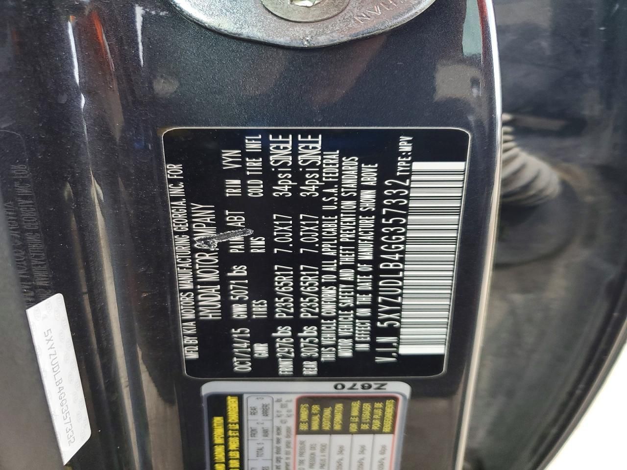 2016 Hyundai Santa fe Sport