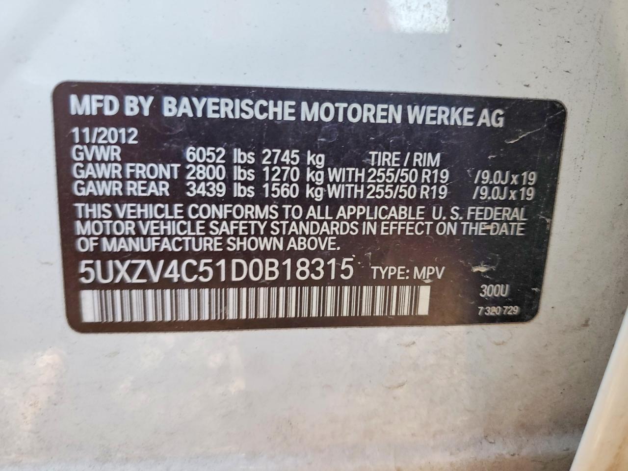 2013 BMW X5 Xdrive35i