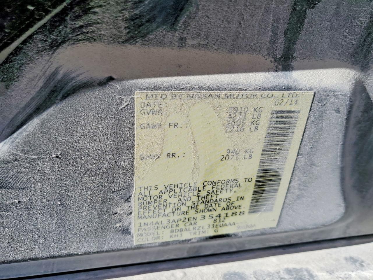 2014 Nissan Altima 2.5