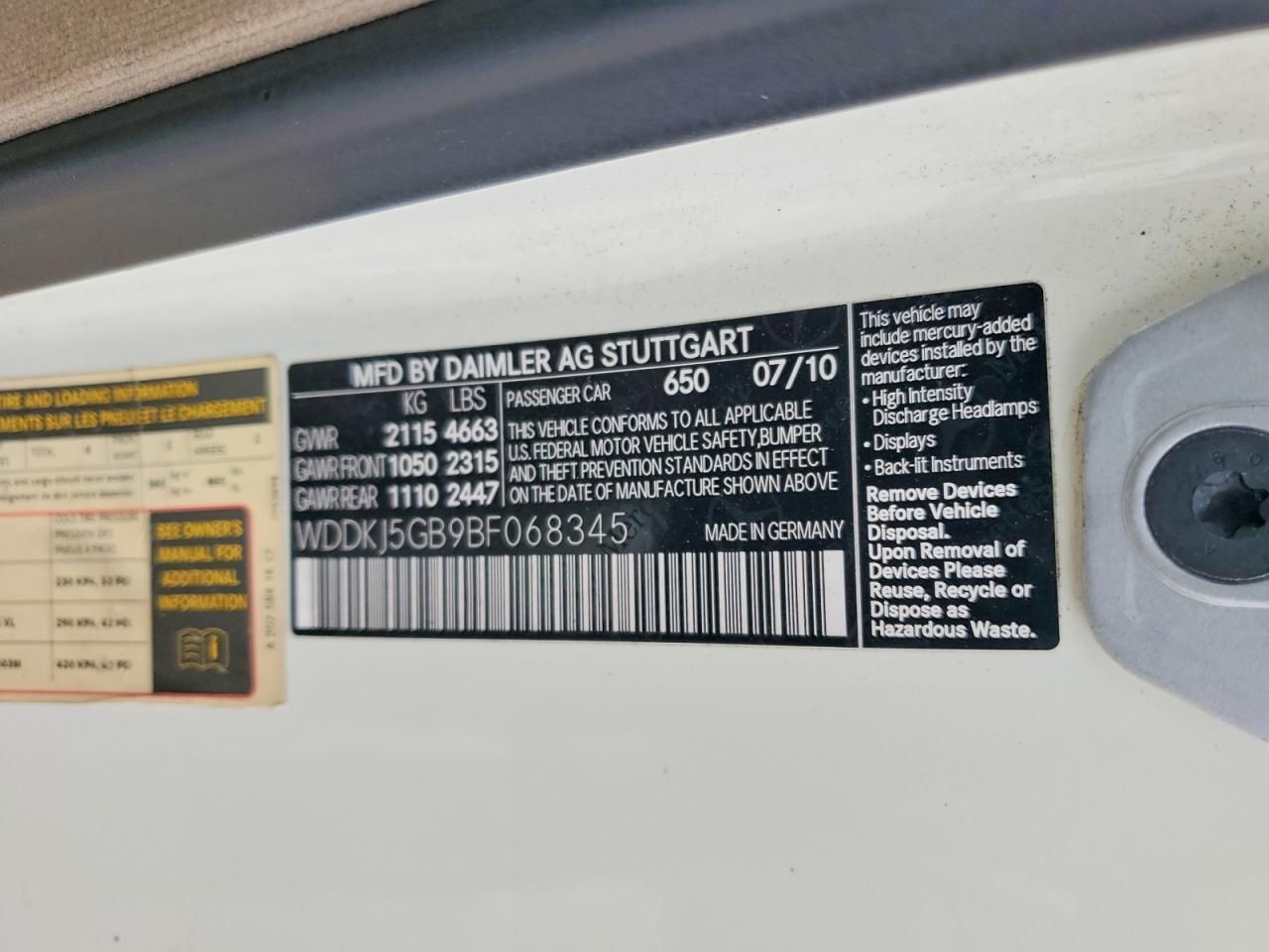 2011 Mercedes-Benz E 350