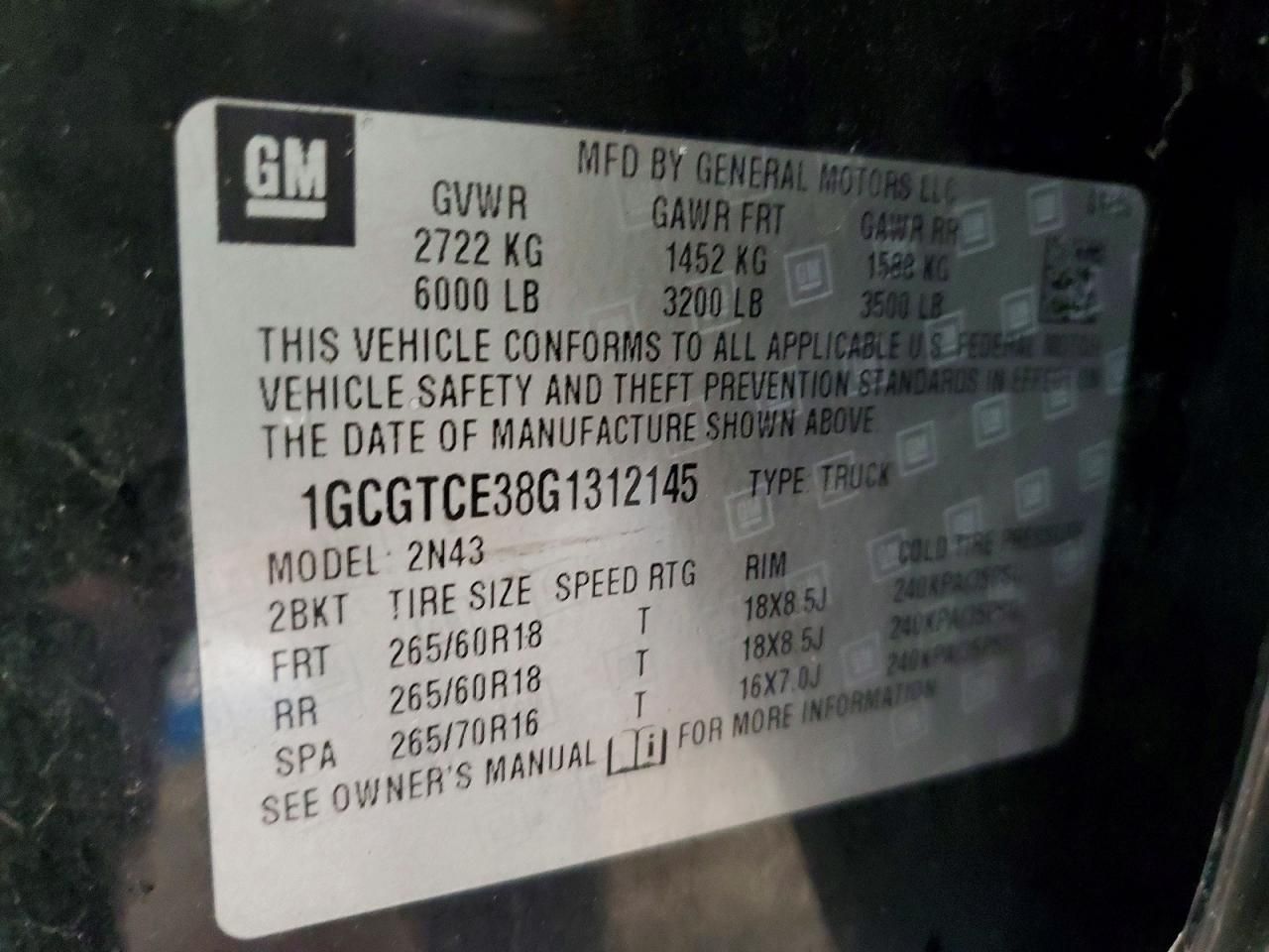 2016 Chevrolet Colorado LT