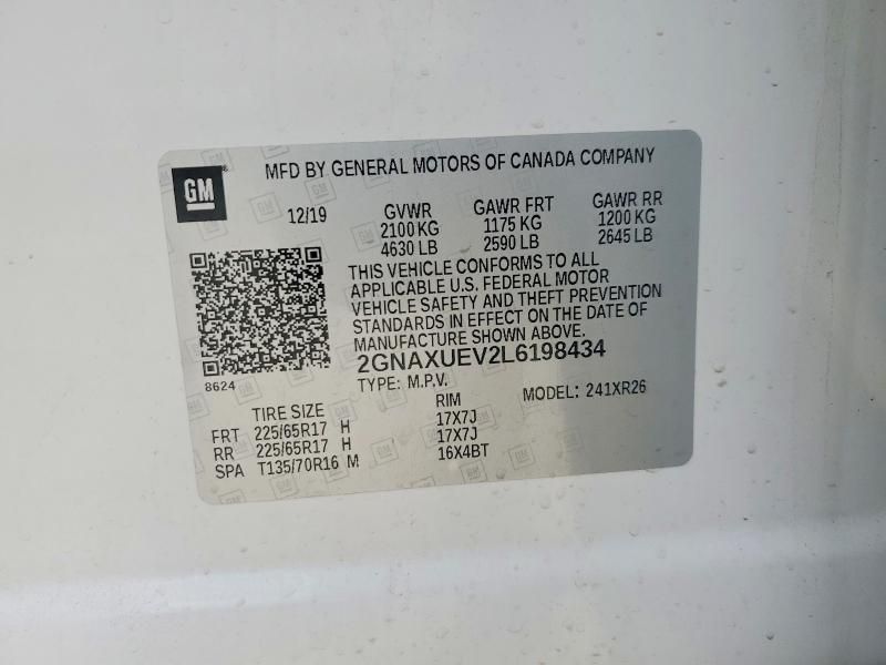 2020 Chevrolet Equinox lt